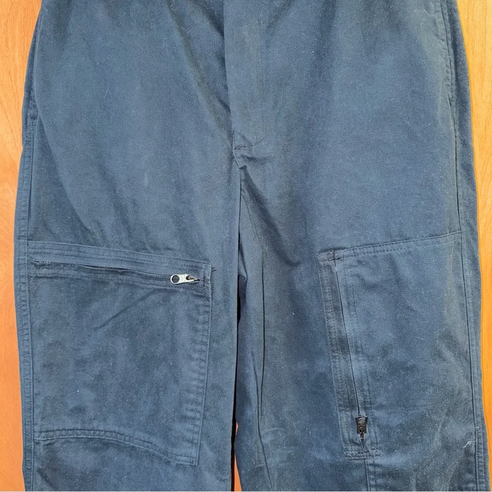 Vintage Supreme Work Pants Zip Pockets Mens Size 34X30 Navy Blue Rare - Picture 3 of 10